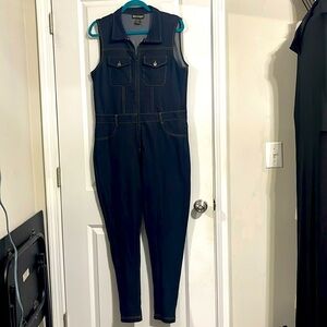 Blue Jean jumpsuit (Jegging material)